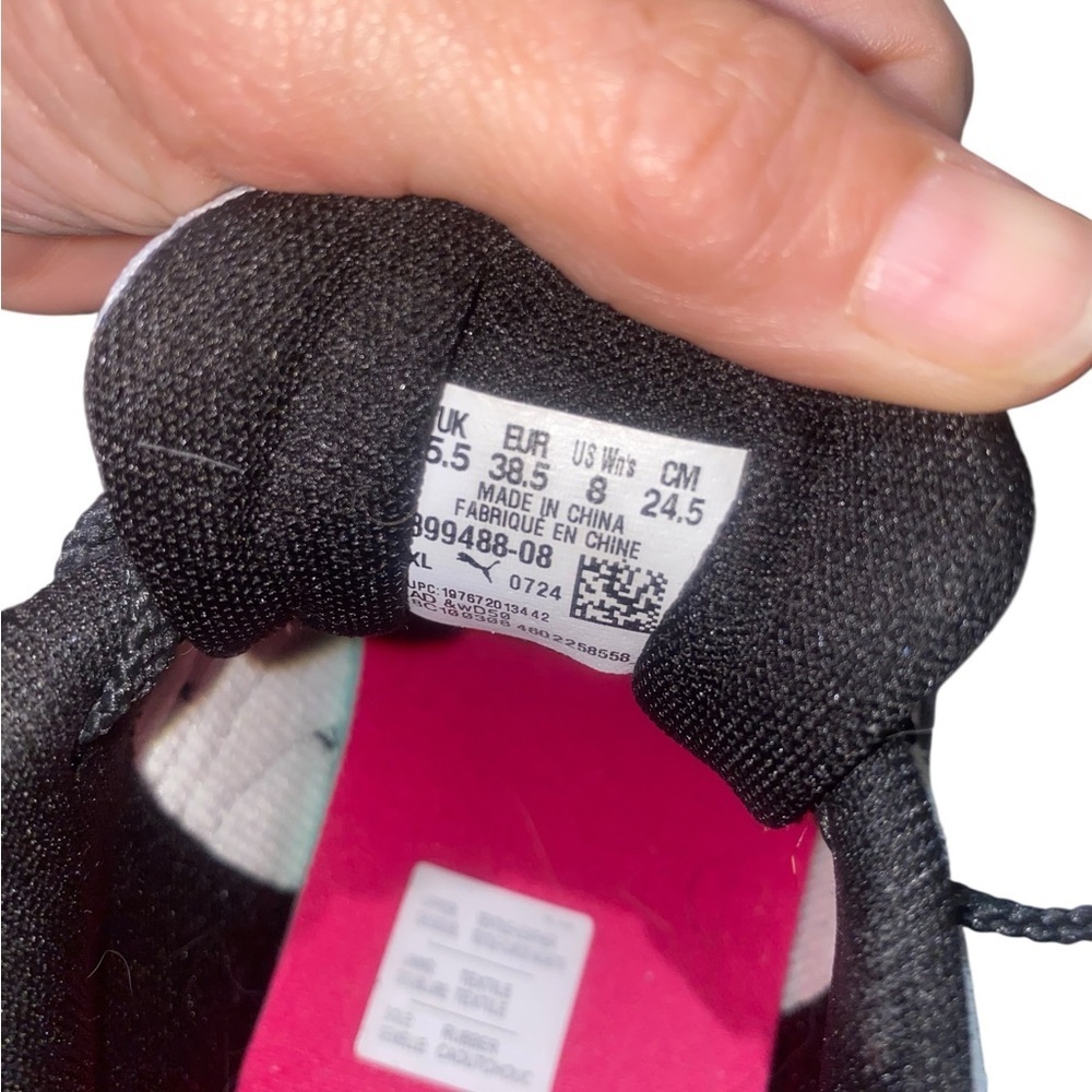 Puma soft stride Sneakers with Pink and Black Highlights women’s 8 EUC - Picture 7 of 7